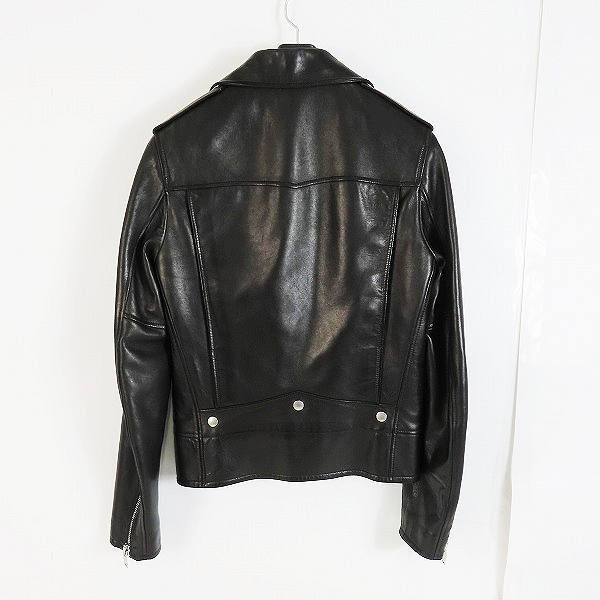 実際に弊社で買取させて頂いた【JPタグ】SAINT LAURENT PARIS/サンローランパリ 16SS ラムレザー ダブル ライダースジャケット L01O 397290 Y5YA1/42の画像 1枚目