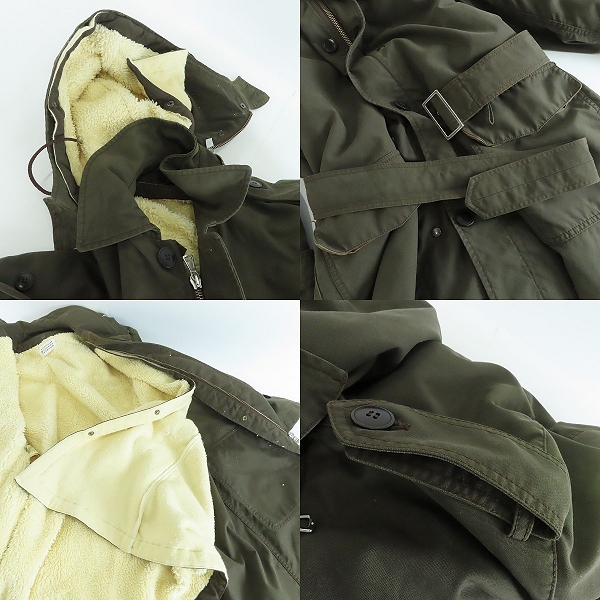 実際に弊社で買取させて頂いたMartin Margiela/マルタンマルジェラ 10 04AW モッズコート ボアライナー付き/48の画像 3枚目