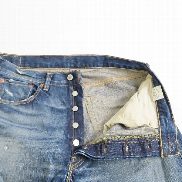 実際に弊社で買取させて頂いたLevi's Vintage Clothing/LVC/リーバイス 71501 1971復刻モデル デニムパンツ W36L36の画像 2枚目