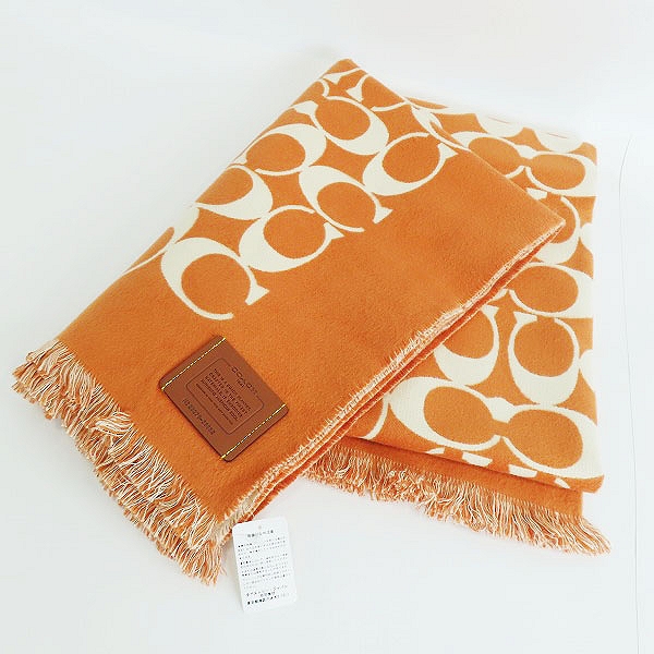 実際に弊社で買取させて頂いた【未使用】COACH/コーチ シグネチャー ブランケット 36862