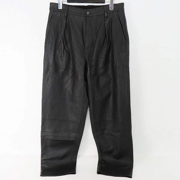 実際に弊社で買取させて頂いたADAM ET ROPE/アダムエロペ ラムレザー ワイドパンツ  GMS-11120-B /L