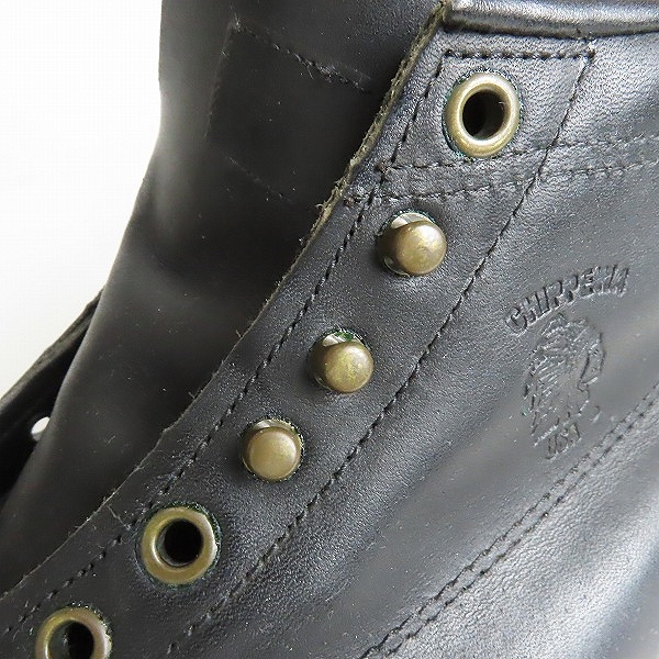 実際に弊社で買取させて頂いたCHIPPEWA/チペワ モンキーブーツ ブラック 91072/7.5EEの画像 6枚目