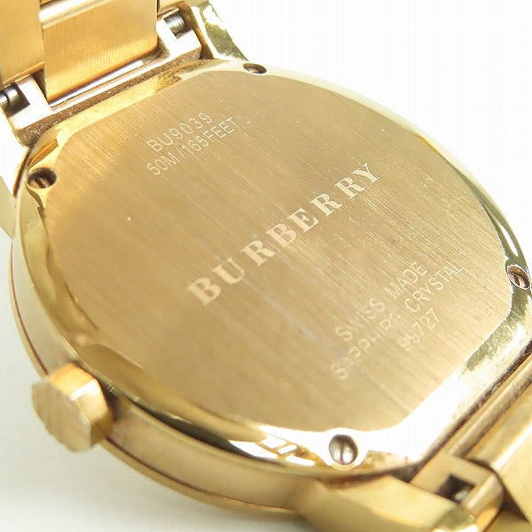 実際に弊社で買取させて頂いたBURBERRY/バーバリー CITY シティ クオーツ BU9039 の画像 4枚目
