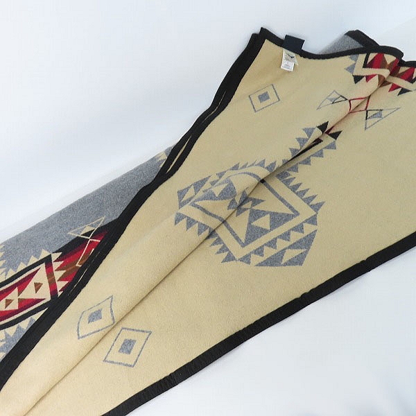 実際に弊社で買取させて頂いたPENDLETON/ペンドルトン クロスロード クイーンサイズ ベッドブランケットの画像 1枚目