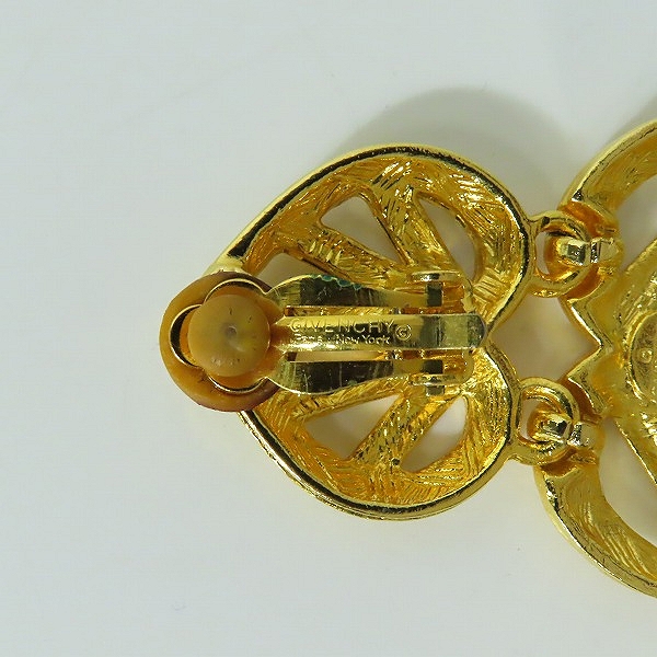 実際に弊社で買取させて頂いたGIVENCHY/ジバンシィ ハート イヤリング ゴールドの画像 6枚目