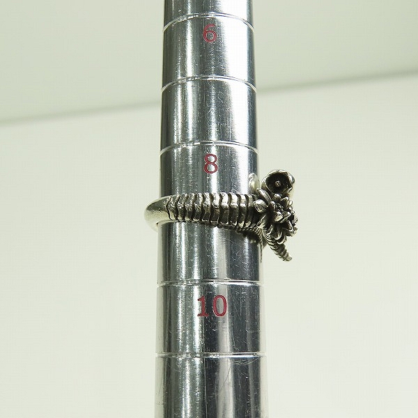 実際に弊社で買取させて頂いたBloody Mary/ブラッディマリー Bloom シルバーリング 9号の画像 8枚目