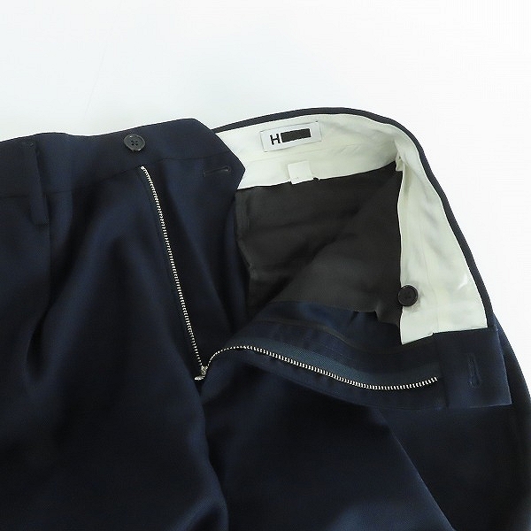 実際に弊社で買取させて頂いたH BEAUTY&YOUTH UNITED ARROWS/エイチ ビューティー&ユース WIDE TURN UP PANTS/ウールワイドパンツ 1214-104-7452/Lの画像 2枚目