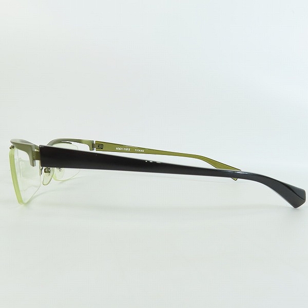 実際に弊社で買取させて頂いたalain mikli/アランミクリ TITANE アイウエア/メガネフレーム A0626-17の画像 2枚目