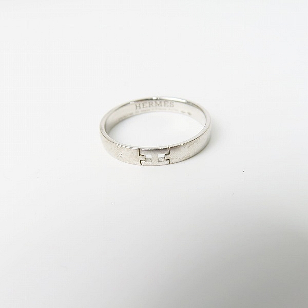 実際に弊社で買取させて頂いたHERMES/エルメス AU750/K18WG/ホワイトゴールド エヴァー ヘラクレス リング/指輪 59/18.5号の画像 1枚目