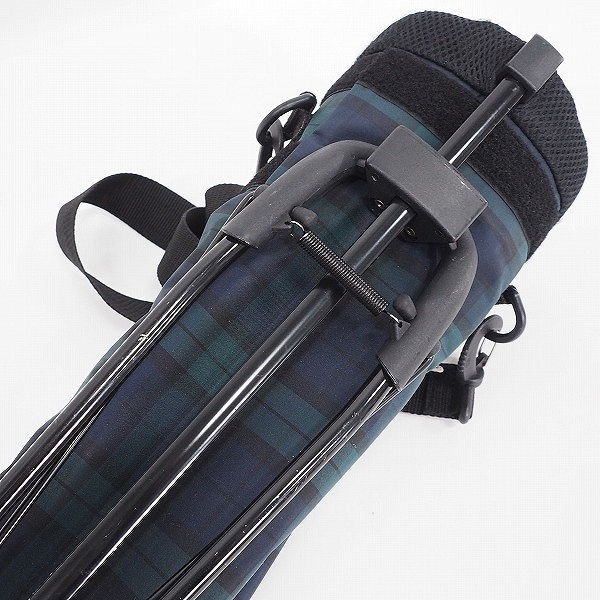 実際に弊社で買取させて頂いたBEAMS GOLF/ビームスゴルフ スタンド式クラブケース ショルダー付き チェック柄の画像 6枚目