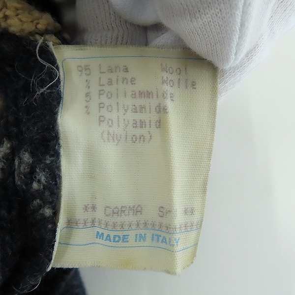 実際に弊社で買取させて頂いたGIORGIO ARMANI/ジョルジオアルマーニ/ニットベスト/50の画像 3枚目