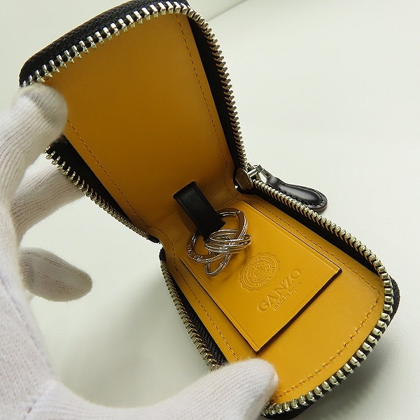 実際に弊社で買取させて頂いたGANZO/ガンゾ AVON エイボン ラウンドファスナーキーケース 59074の画像 3枚目