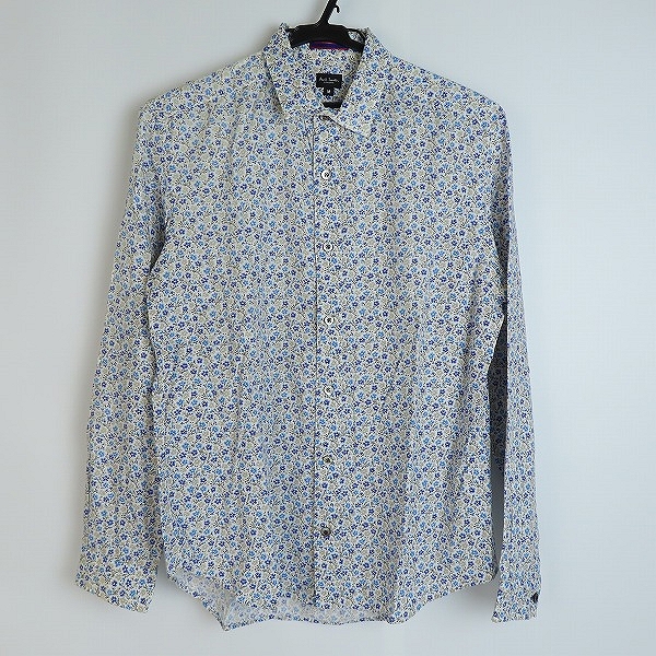 実際に弊社で買取させて頂いたPaul Smith LONDON/ポールスミス ロンドン フローラル 総柄 長袖シャツ/M