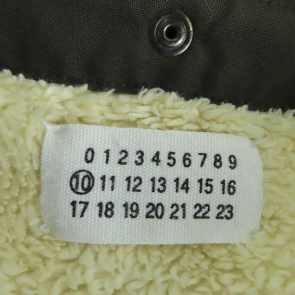 実際に弊社で買取させて頂いたMartin Margiela/マルタンマルジェラ 10 04AW モッズコート ボアライナー付き/48の画像 4枚目