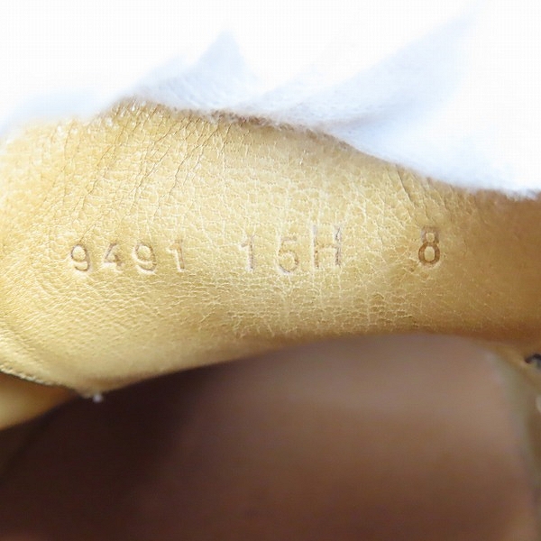 実際に弊社で買取させて頂いたParaboot/パラブーツ アヴィニョン/Avignon/Uチップレザーシューズ/8の画像 5枚目