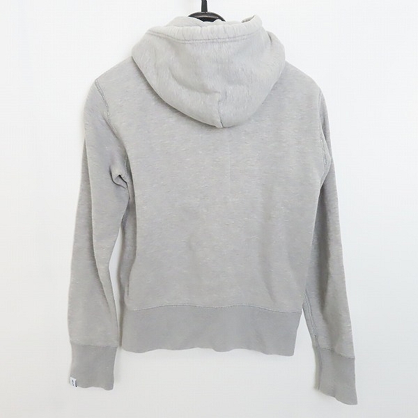 実際に弊社で買取させて頂いたLOOPWHEELER×BEAMS+/ループウィラー×ビームスプラス ジップアップ パーカー グレー Sの画像 1枚目