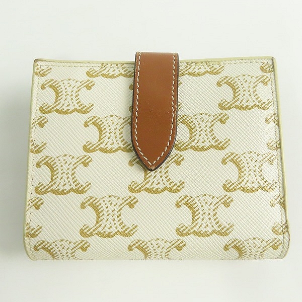 実際に弊社で買取させて頂いたCELINE/セリーヌ スモール ストラップ ウォレット トリオンフ 10H262DB7.01TAの画像 1枚目