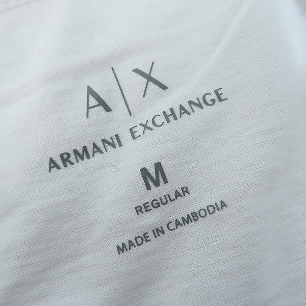 実際に弊社で買取させて頂いた【未使用】AX/ARMANI EXCHANGE/アルマーニエクスチェンジ ロングTシャツ 6GZTAN ZJH4Z/Mの画像 2枚目