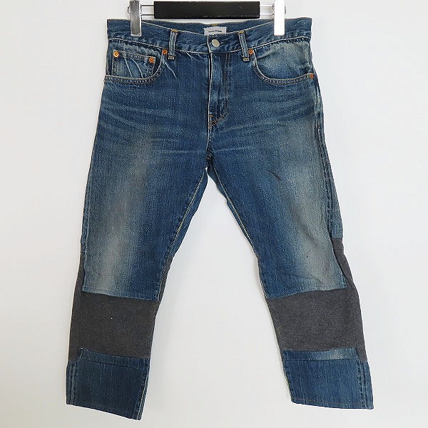 実際に弊社で買取させて頂いたUNDERCOVERISM/アンダーカバーイズム 12SS openstrings期 サーマル ドッキング ひざホール コンビ スリム セルビッチデニム/I4503-2/2