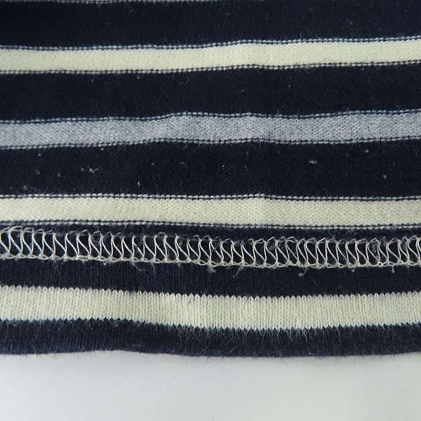 実際に弊社で買取させて頂いたEVISU/エヴィス クルーネック 半袖/長袖 Tシャツ グレー/ストライプ 2点セットの画像 3枚目