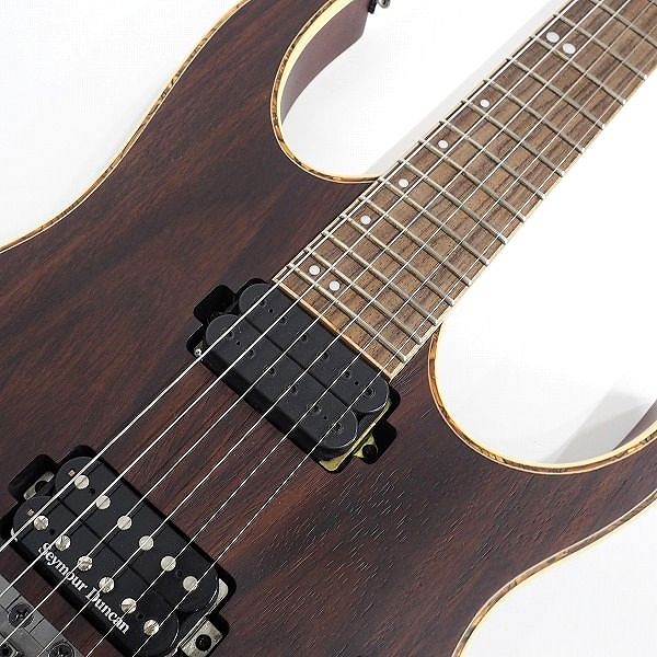 実際に弊社で買取させて頂いた★Ibanez/アイバニーズ  Premium RG721 CNF エレキギター リアピックアップ ダンカン製搭載 ギグケース付の画像 4枚目