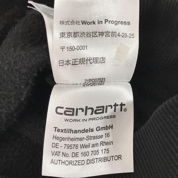 実際に弊社で買取させて頂いたCarhartt/カーハート クルーネック トレーナー/Lの画像 5枚目