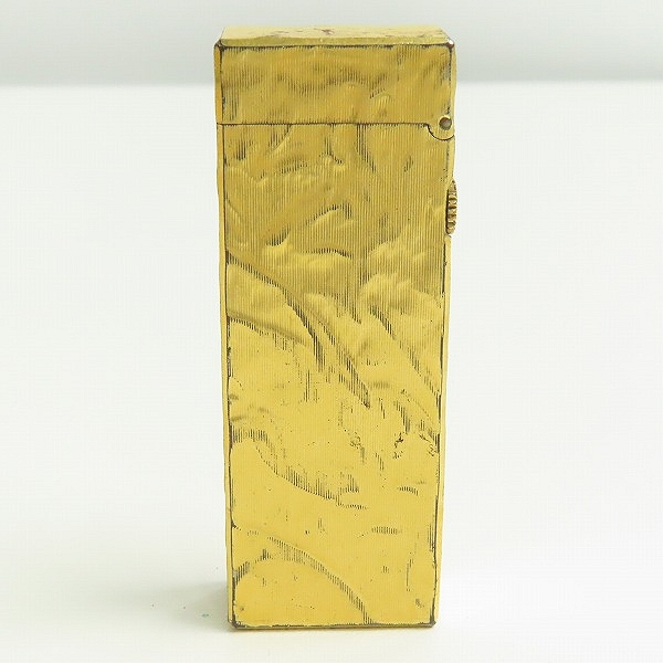 実際に弊社で買取させて頂いたdunhill/ダンヒル サイドローラー ガスライター ゴールドカラーの画像 1枚目