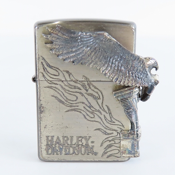 実際に弊社で買取させて頂いたZIPPO/ジッポー HARLEY DAVIDSON/ハーレーダビッドソン サイドメタル 2000年製の画像 1枚目