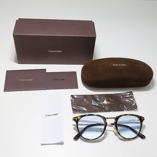 実際に弊社で買取させて頂いたTOM FORD/トムフォード コンビネーション 眼鏡/メガネフレーム TF5466 052の画像 8枚目