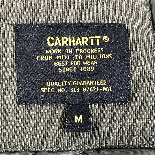 実際に弊社で買取させて頂いたCarhartt/カーハート CLASH PARKA/クラッシュパーカ モッズコート/Mの画像 2枚目