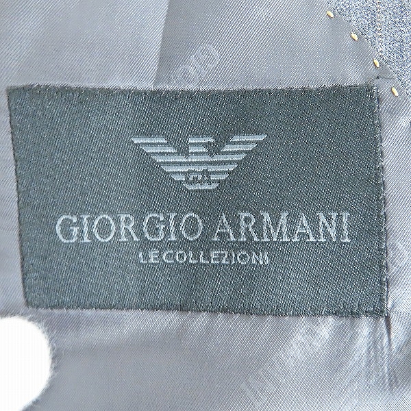 実際に弊社で買取させて頂いたGIORGIO ARMANI LE COLLEZIONI/ジョルジオアルマーニ リネン セットアップ スーツ 48/32の画像 2枚目