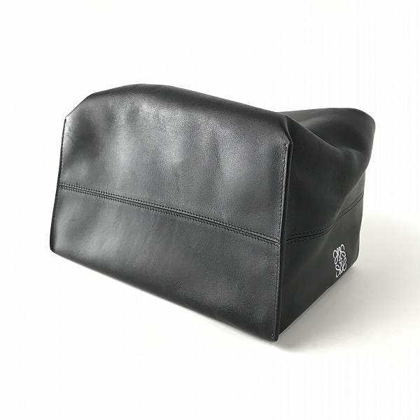 実際に弊社で買取させて頂いたLOEWE/ロエベ アナグラム オールレザー ハンドバッグ キュービー型の画像 3枚目