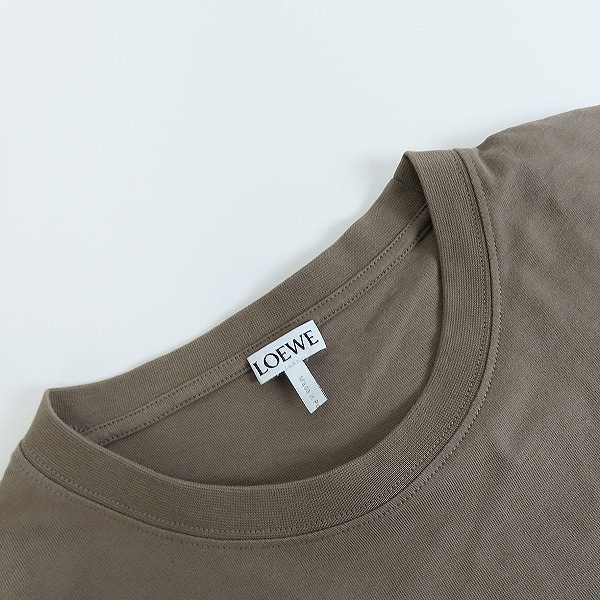 実際に弊社で買取させて頂いたLOEWE/ロエベ アナグラム刺繍 フェイクポケット 半袖Tシャツ H526Y22X25/Mの画像 5枚目