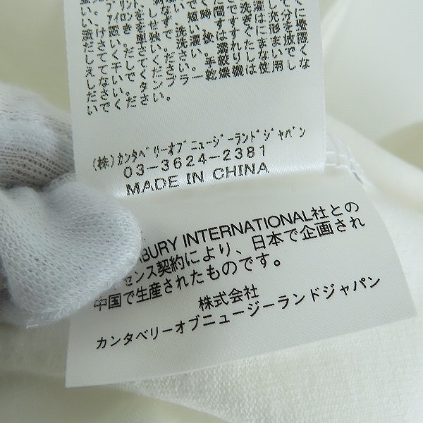 実際に弊社で買取させて頂いたCanterbury/カンタベリー GO TO AUSTRALIA  国旗プリント クルーネックTシャツ JCFWD-MD/Lの画像 4枚目