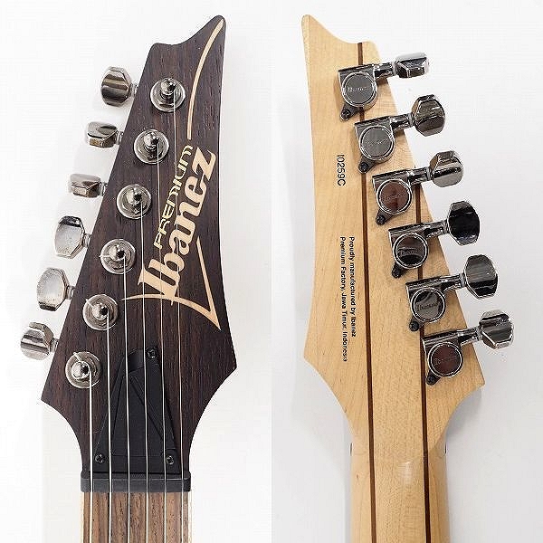 実際に弊社で買取させて頂いた★Ibanez/アイバニーズ  Premium RG721 CNF エレキギター リアピックアップ ダンカン製搭載 ギグケース付の画像 2枚目