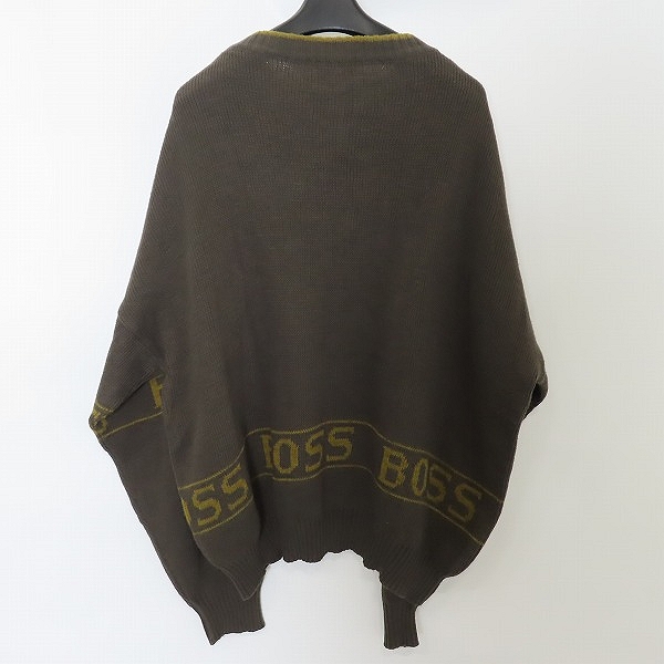 実際に弊社で買取させて頂いたHUGO BOSS/ヒューゴボス ロゴワッペン付 スウェットトレーナー XLの画像 1枚目