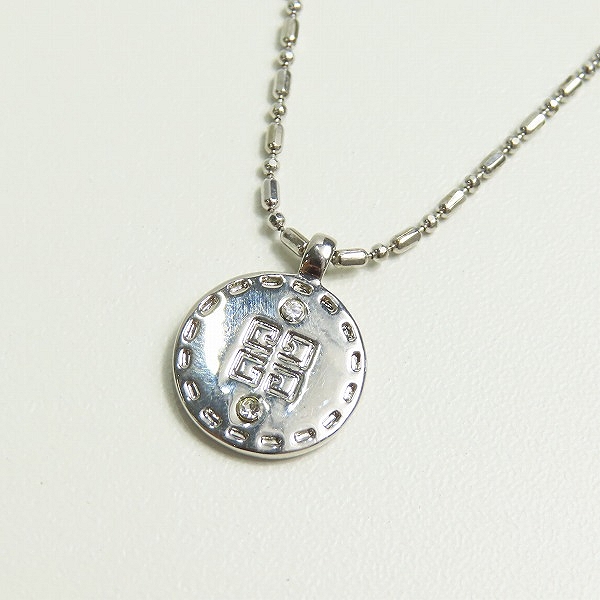 実際に弊社で買取させて頂いたGIVENCHY/ジバンシィ ラウンドロゴプレート ネックレス 