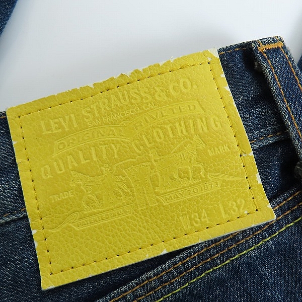 実際に弊社で買取させて頂いたLevi's×FENOM/リーバイス×フェノム フラグメントデザイン デニムパンツ FMWKL-0002/W34L32の画像 2枚目