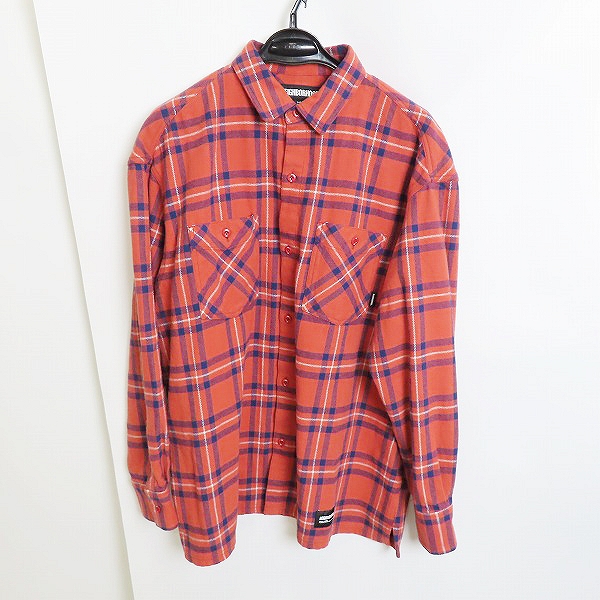 実際に弊社で買取させて頂いたNEIGHBORHOOD/ネイバーフッド 23AW TARTAN CHECK SHIRT LS チェックネルシャツ 232BENH-SHM02/L