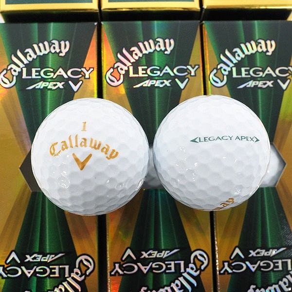 実際に弊社で買取させて頂いた【未使用】Callaway/キャロウェイ LEGACY・LEGACY APEX レガシー ゴルフボール ホワイト 6スリーブ/計18個の画像 1枚目