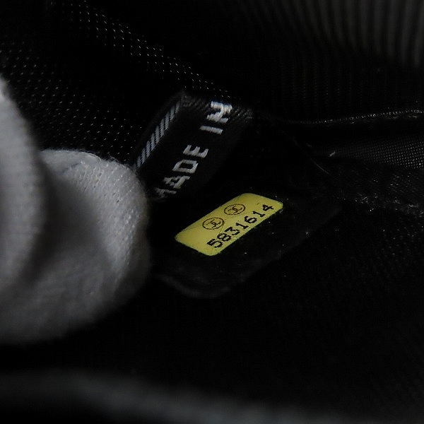 実際に弊社で買取させて頂いた【ギャラ付き】CHANEL/シャネル IDENTIFICATION フェルト ショルダーバッグ/ヒップバッグの画像 5枚目