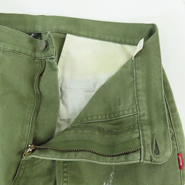 実際に弊社で買取させて頂いたglamb/グラム ペイント加工 ワークパンツ/2の画像 5枚目