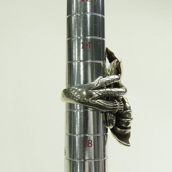 実際に弊社で買取させて頂いたBloody Mary/ブラッディマリー ノーチラスリング 16-16.5号の画像 8枚目