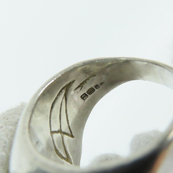 実際に弊社で買取させて頂いたCRAZY PIG/クレイジーピッグ ラージエビルスカルリング/19.5-20号の画像 3枚目