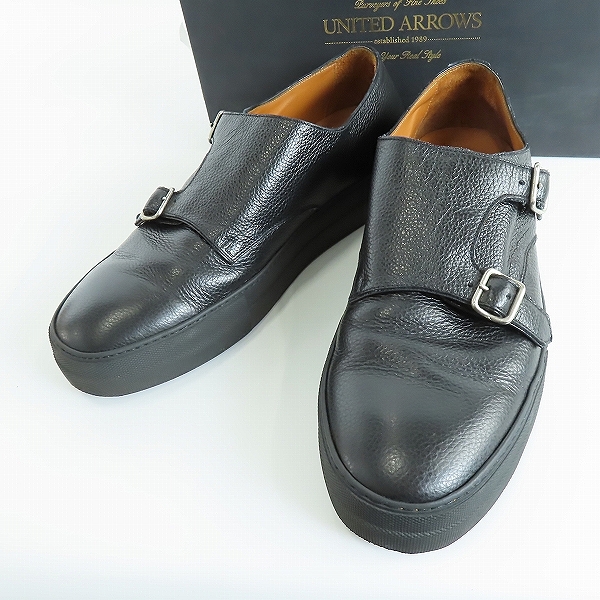 実際に弊社で買取させて頂いたUNITED ARROWS/ユナイテッドアローズ ダブルモンクスニーカー 1803/44 