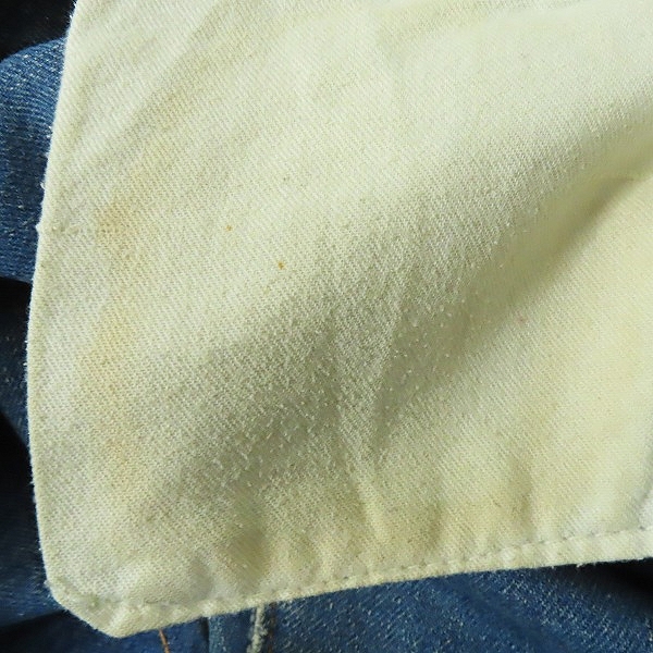 実際に弊社で買取させて頂いたLevis/リーバイス 1501-0117 80's 刻印524 スモールe ボタンフライ デニムパンツ W30L38の画像 7枚目