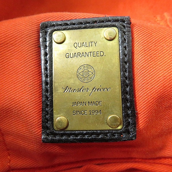 実際に弊社で買取させて頂いたmaster-piece/マスターピース Gloss/グロス レザートートバッグ 01643の画像 4枚目