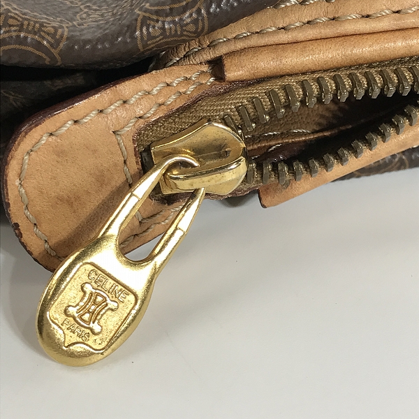 実際に弊社で買取させて頂いたCELINE/セリーヌ マカダム柄 クラッチバッグ ポーチの画像 6枚目