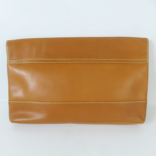 実際に弊社で買取させて頂いたLOEWE/ロエベ アナグラムロゴ レザークラッチバッグの画像 1枚目