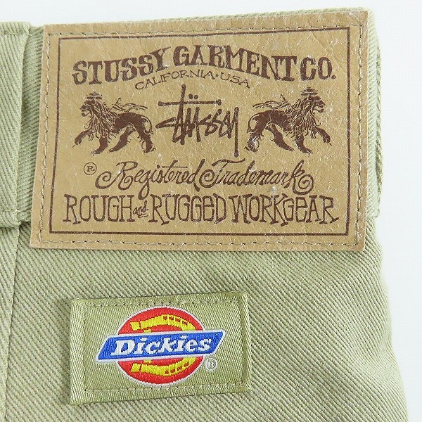 実際に弊社で買取させて頂いたSTUSSY×Dickies/ステューシー×ディッキーズ ボトムス チノパン 32の画像 2枚目